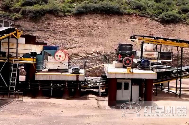 沖擊破搭配顎破、圓錐破現場 沖擊破搭配顎破、圓錐破現場