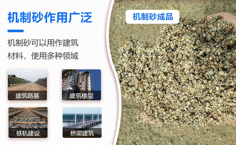 機制砂品級越來越高，用途也越來越廣泛